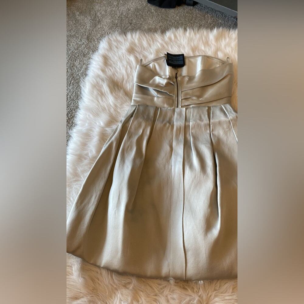 Lanvin Gold Mini Dress - Picture 10 of 16